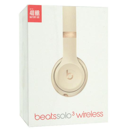 beats by dr.dre　ヘッドホン　Solo3 Wireless サテンゴールド　MUH42PA/A