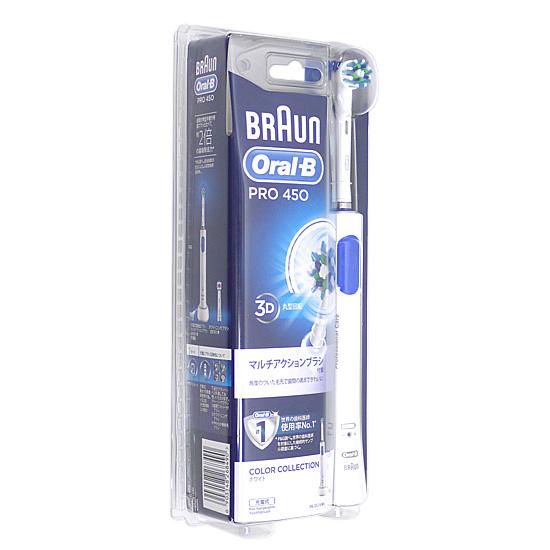 Braun　電動歯ブラシ オーラルB　PRO450 D165231AWH　ホワイト