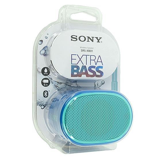 SONY ワイヤレスポータブルスピーカー SRS-XB01(L) ブルー