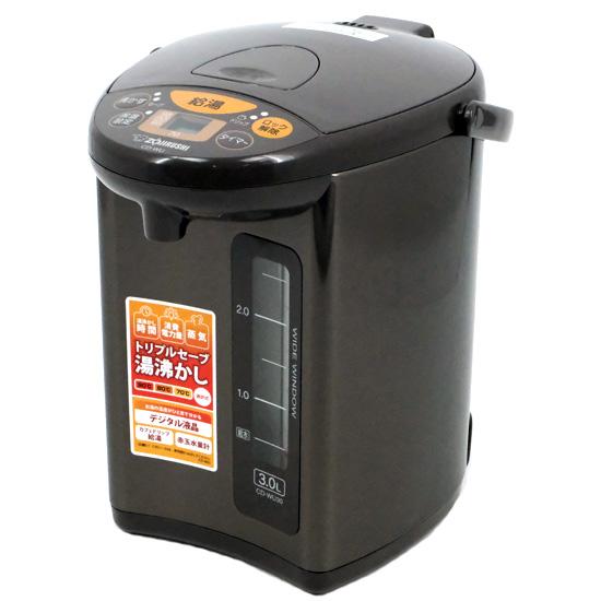 ZOJIRUSHI　マイコン沸とう電動ポット 3.0L　CD-WU30-TM　メタリックブラウン