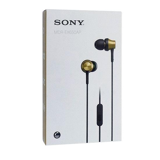 SONY製　密閉型インナーイヤーレシーバー　MDR-EX650AP (T)　ブラスブラウン