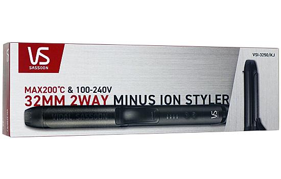 VIDAL SASSOON　マイナスイオン2WAYアイロン　VSI-3250/KJ