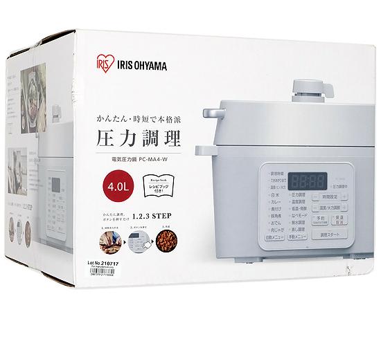 アイリスオーヤマ　電気圧力鍋 4.0L　PC-MA4-W　ホワイト