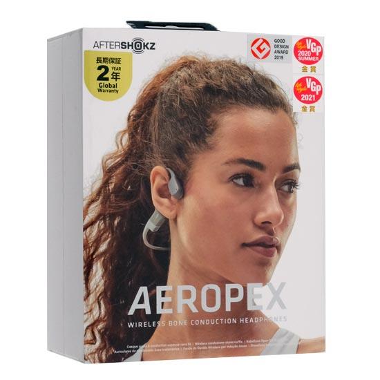 AfterShokz　骨伝導ワイヤレスヘッドホン Aeropex　AFT-EP-000012　ルナグレー 商品画像1：オンラインショップ　エクセラー