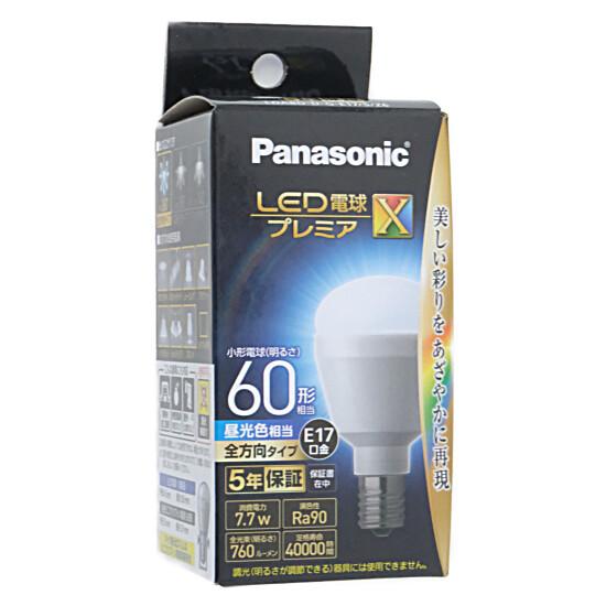 Panasonic　LED電球 プレミアX 7.7W 昼光色相当　LDA8DDGE17SZ6