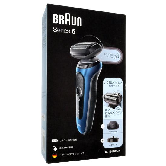 Braun　シェーバー シリーズ6　Series6 60-B4200cs　ブルー