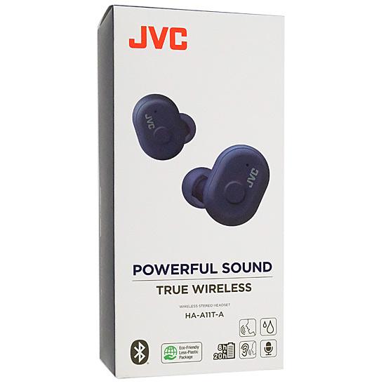 JVC　ワイヤレスステレオヘッドセット　HA-A11T-A　インディゴブルー