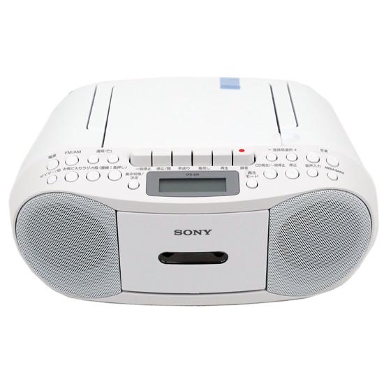 SONY　CDラジオカセットレコーダー　CFD-S70 (W)　ホワイト