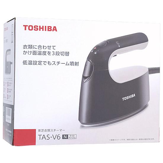 TOSHIBA　コード付き衣類スチーマー La・Coo S TAS-V6(N)　ライトベージュ