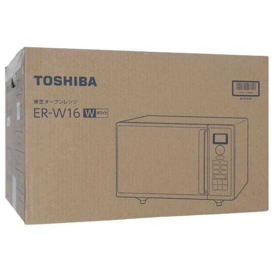 TOSHIBA　オーブンレンジ フラット庫内モデル 16L　ER-W16-W　ホワイト