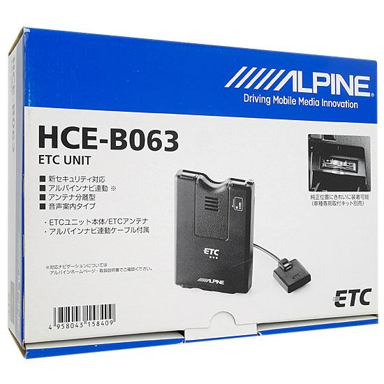 ALPINE　ETC車載器　HCE-B063