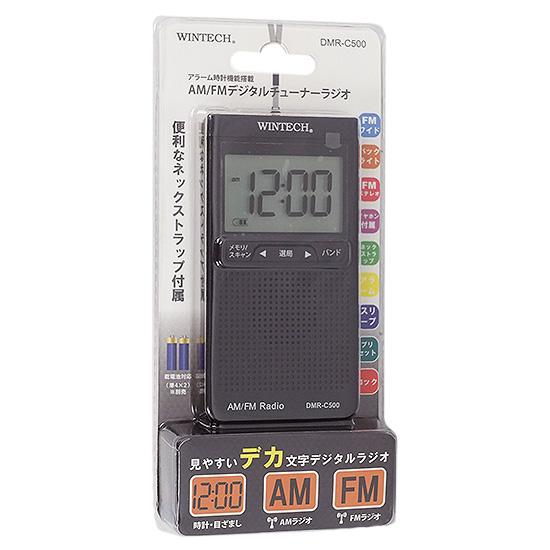 WINTECH　アラーム時計機能搭載 AM/FMデジタルチューナーラジオ　DMR-C500