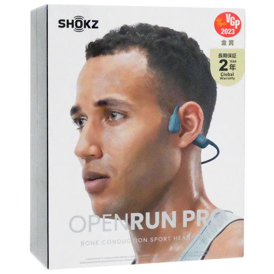 Shokz　骨伝導ワイヤレスイヤホン OpenRun Pro SKZ-EP-000009　ブルー 商品画像1：オンラインショップ　エクセラー