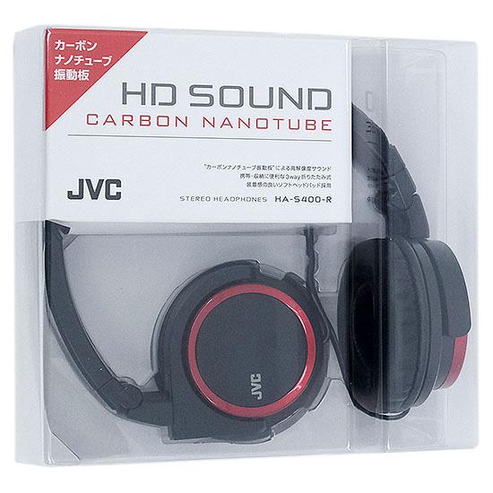 JVC　ステレオヘッドホン　HA-S400-R　レッド 商品画像1：オンラインショップ　エクセラー