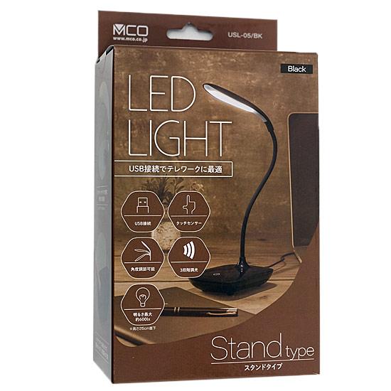 ミヨシ　USB LEDライト スタンドタイプ　USL-05/BK　ブラック 商品画像1：オンラインショップ　エクセラー