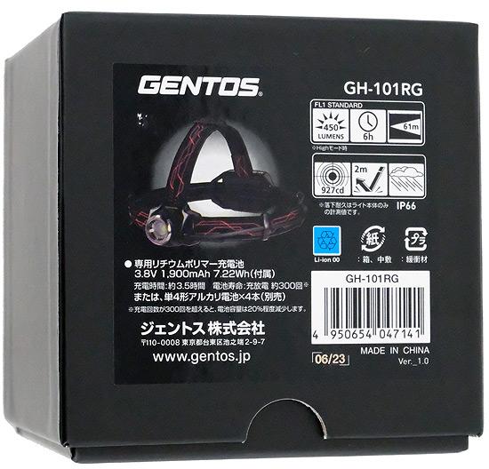 GENTOS　LEDヘッドライト Gシリーズ　GH-101RG