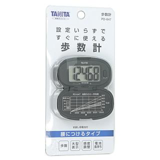 TANITA 歩数計 PD-647-BK ブラックの通販なら: オンラインショップ