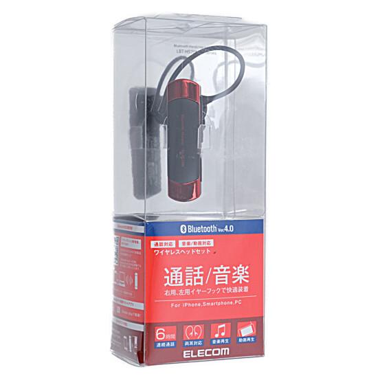 ELECOM　A2DP対応Bluetoothヘッドセット　LBT-HS20MMPRD　レッド