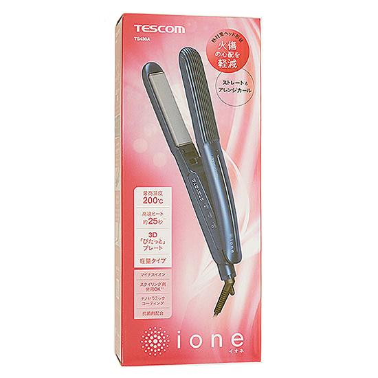 テスコム　マイナスイオン ヘアーアイロン ione　TS430A-A　ネイビー