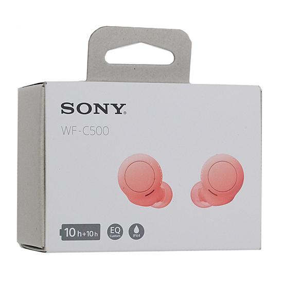 SONY　ワイヤレスステレオヘッドセット　WF-C500 (D)　コーラルオレンジ