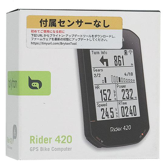 bryton　GPSサイクルコンピューター Rider 420 E 商品画像1：オンラインショップ　エクセラー