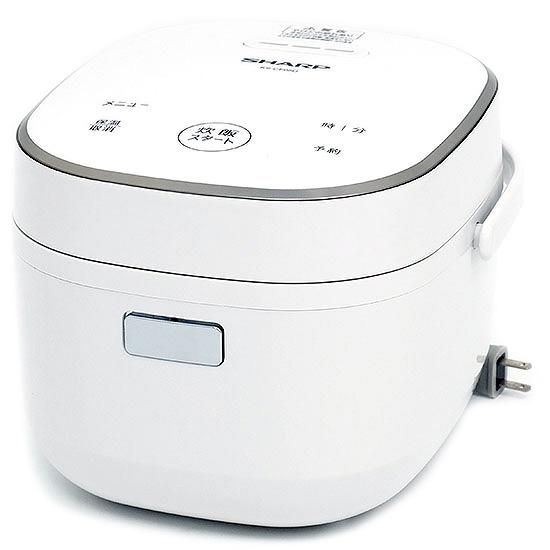 シャープ(SHARP) KS-CF05D-W(ホワイト系) ジャー炊飯器 3合炊き - 炊飯器