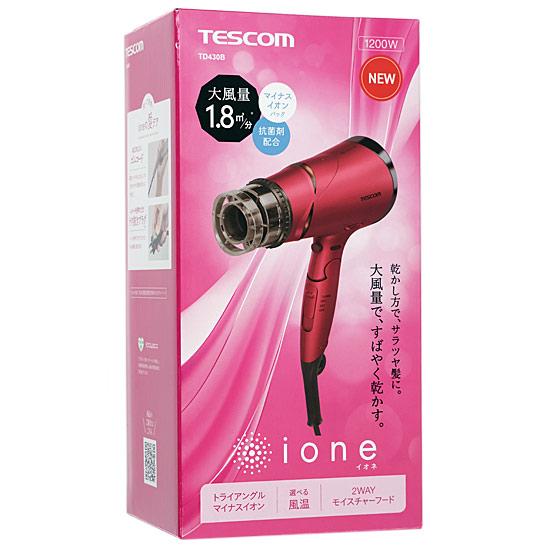 テスコム　マイナスイオン ヘアードライヤー ione TD430B-P　ピンク