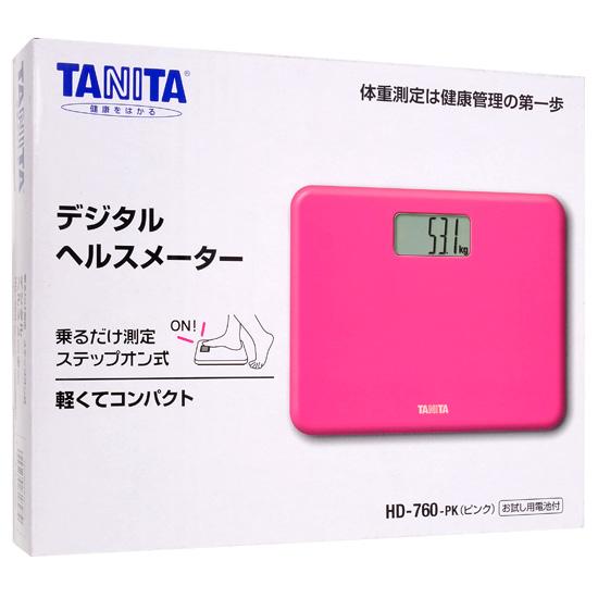 TANITA　デジタルヘルスメーター　HD-760-PK　ピンク 商品画像1：オンラインショップ　エクセラー