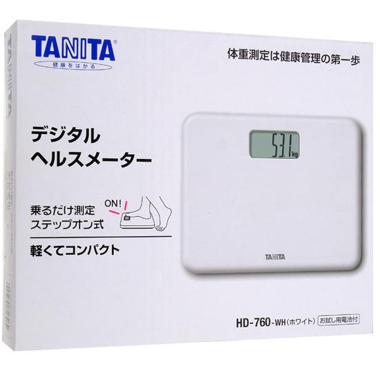 TANITA　デジタルヘルスメーター　HD-760-WH　ホワイト 商品画像1：オンラインショップ　エクセラー