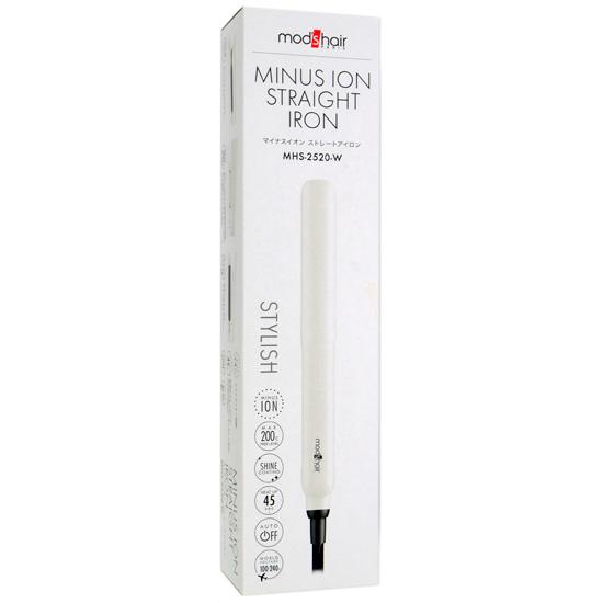 モッズ・ヘア　マイナスイオンストレートアイロン　MHS-2520-W　ホワイト