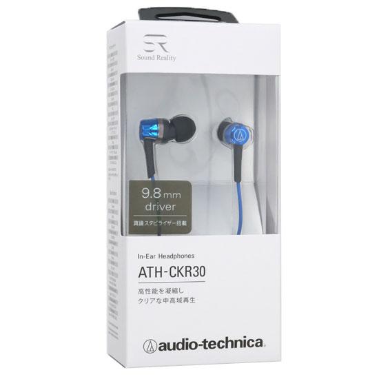 audio-technica　インナーイヤーヘッドホン Sound Reality　ATH-CKR30 BL　ブ･･･