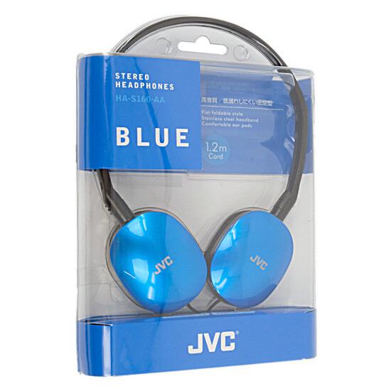 JVC　ステレオヘッドホン　HA-S160-AA　ブルー