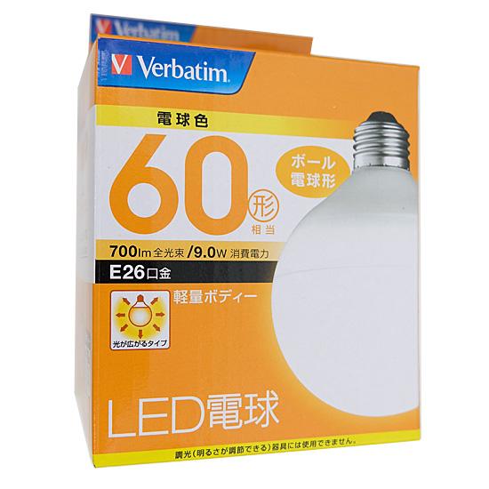 三菱ケミカルメディア　LED電球 Verbatim　LDG9L-G/VP2　電球色