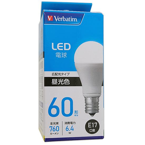 三菱ケミカルメディア　LED電球 Verbatim　LDA6D-E17-G/LV4　昼光色