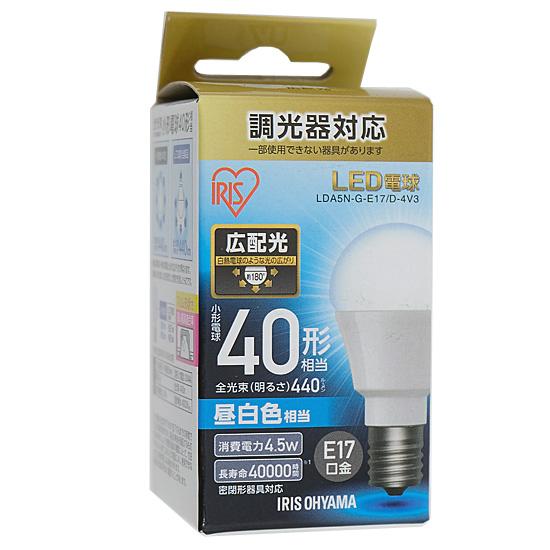 アイリスオーヤマ　LED電球 ECOHiLUX　LDA5N-G-E17/D-4V3　昼白色