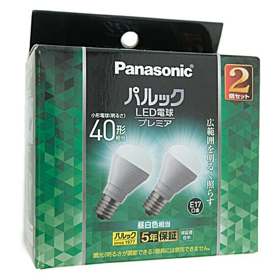 Panasonic　LED電球 E17口金 昼白色 2個入　LDA4NGE17K4ESW2F2T
