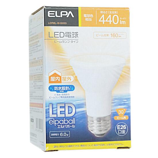 ELPA　LED電球 エルパボール LDR6L-W-G053　電球色