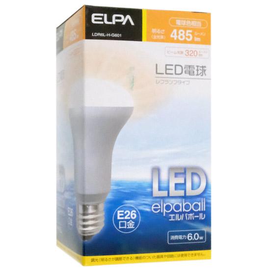 ELPA　LED電球 エルパボール LDR6L-H-G601　電球色