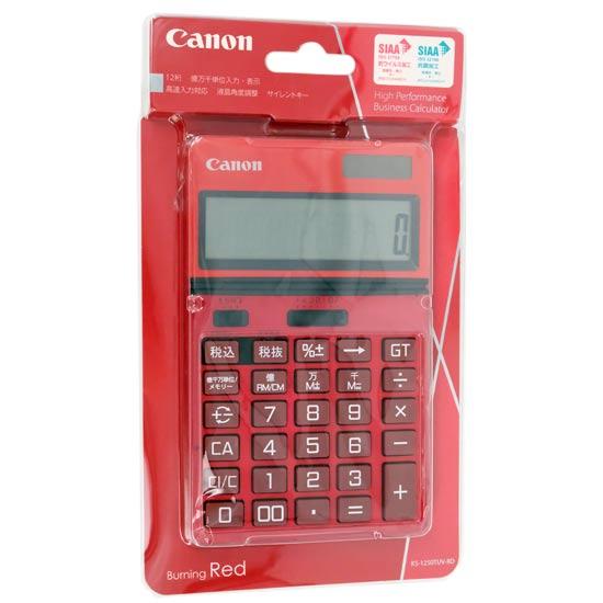 CANON　チルト式卓上電卓　KS-1250TUV-RD　バーニングレッド