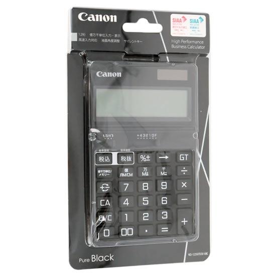 CANON　チルト式卓上電卓　KS-1250TUV-BK　ピュアブラック