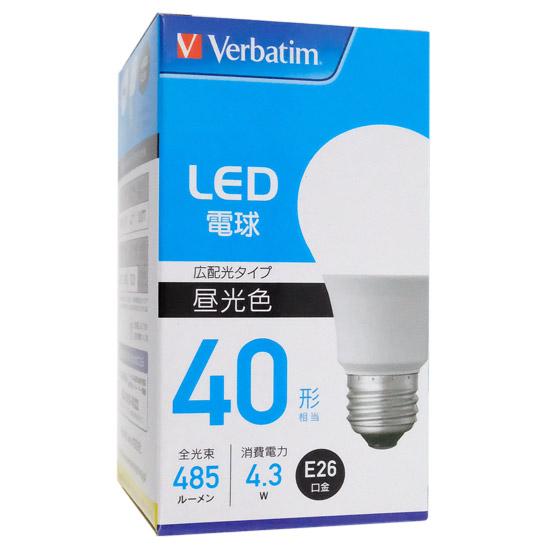 三菱ケミカルメディア　LED電球 Verbatim　LDA4D-G/LCV2　昼光色