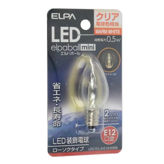 ELPA　LED電球 エルパボールmini LDC1CL-G-E12-G306　電球色