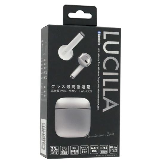 LUCILLA　Bluetoothイヤホン　TWS009SL　シルバー 商品画像1：オンラインショップ　エクセラー