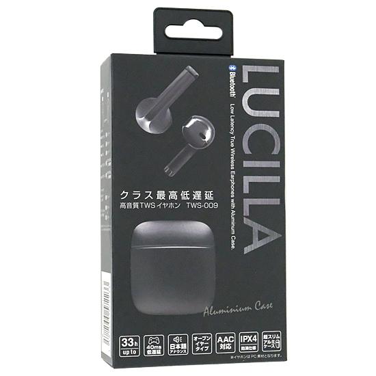 LUCILLA　Bluetoothイヤホン　TWS009BK　ブラック 商品画像1：オンラインショップ　エクセラー
