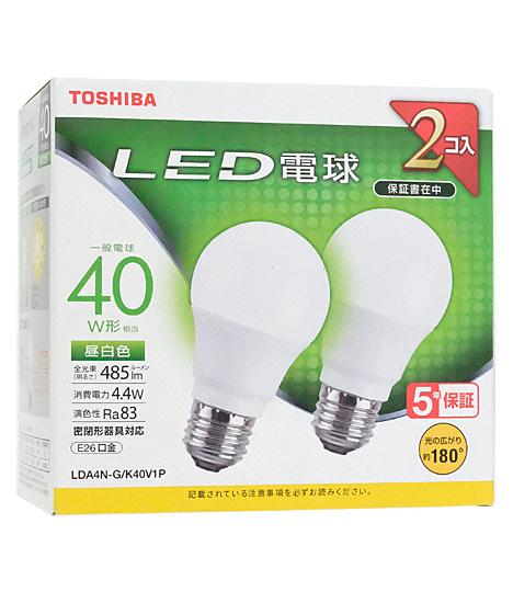 TOSHIBA　LED電球 昼白色　LDA4N-G/K40V1P