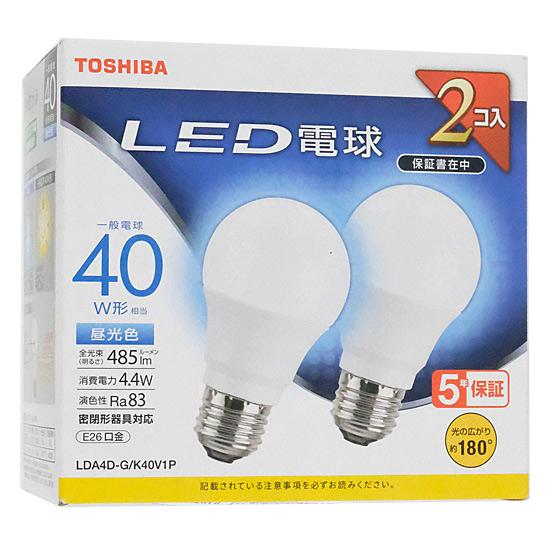 TOSHIBA　LED電球 昼光色　LDA4D-G/K40V1P