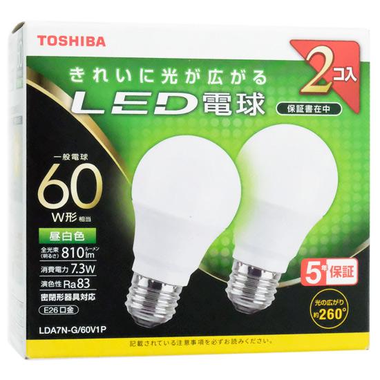 TOSHIBA　LED電球 昼白色　LDA7N-G/60V1P