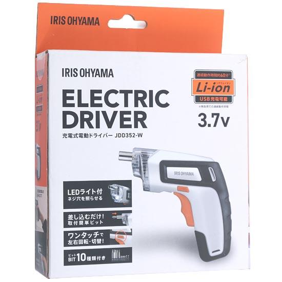 アイリスオーヤマ　充電式電動ドライバー　JDD352-W　ホワイト 商品画像1：オンラインショップ　エクセラー