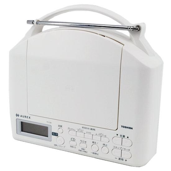 TOSHIBA　CDラジオ AUREX　TY-C161(W)　ホワイト