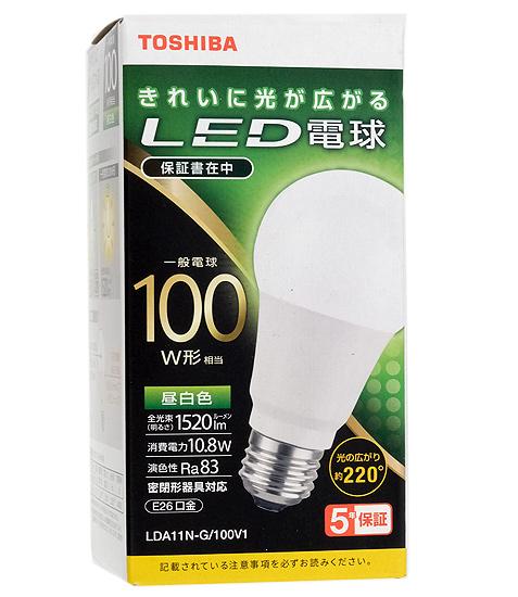 TOSHIBA　LED電球 昼白色　LDA11N-G/100V1